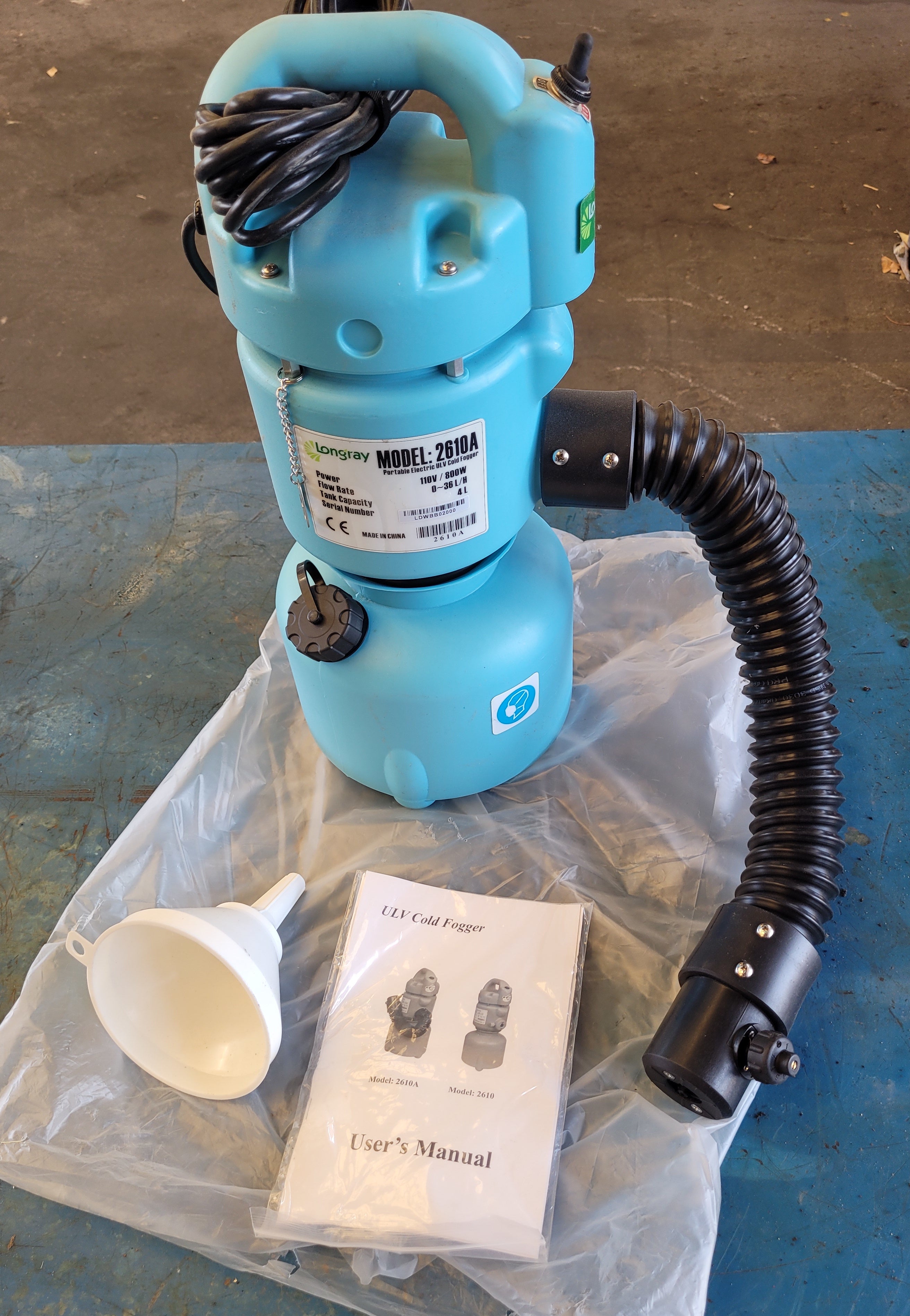 NEW (Old Stock) Longray ULV Cold Fogger Sprayer Model 2610A