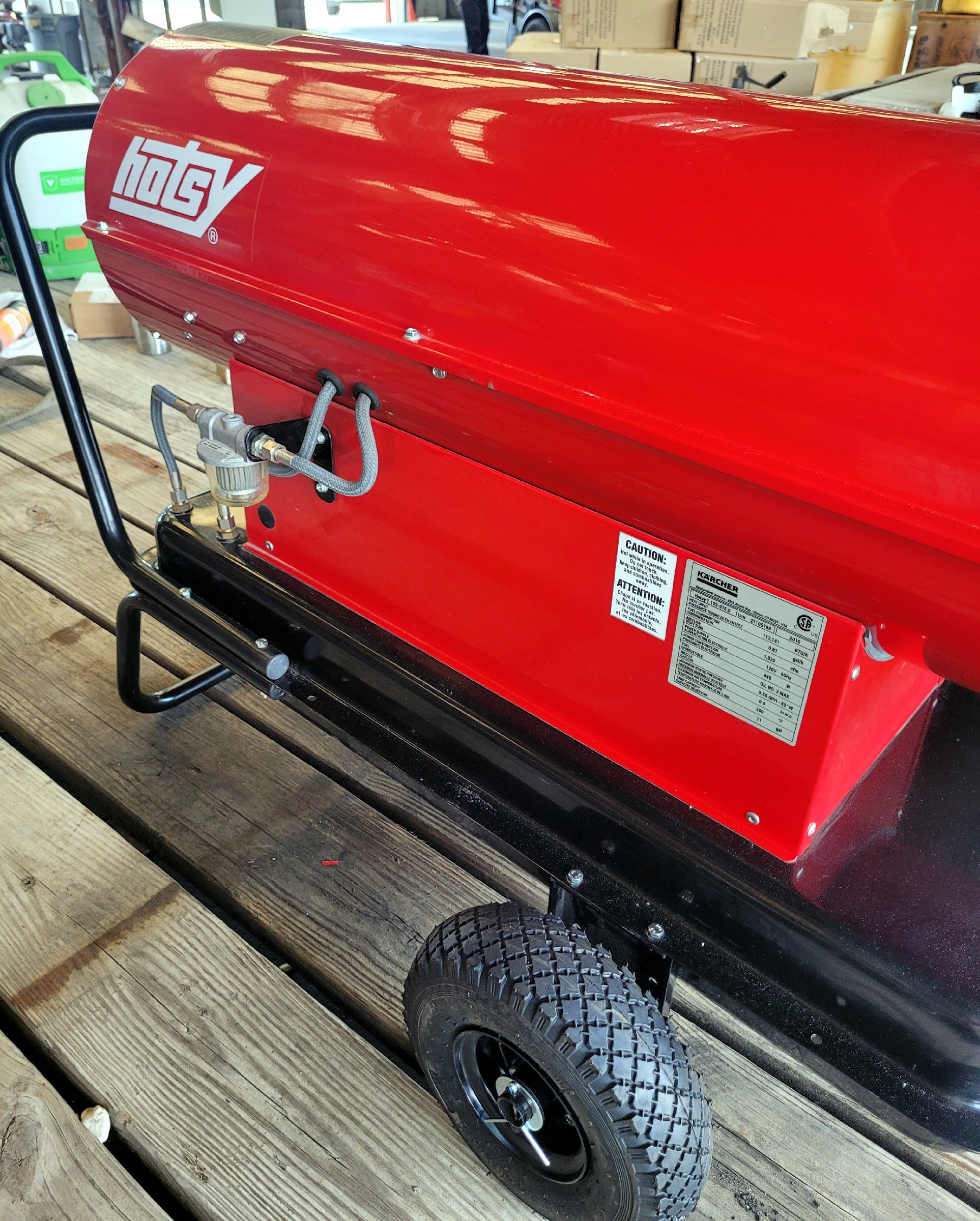 SOLD MARCH 2025 - NEW Hotsy Redhot Cannon 100