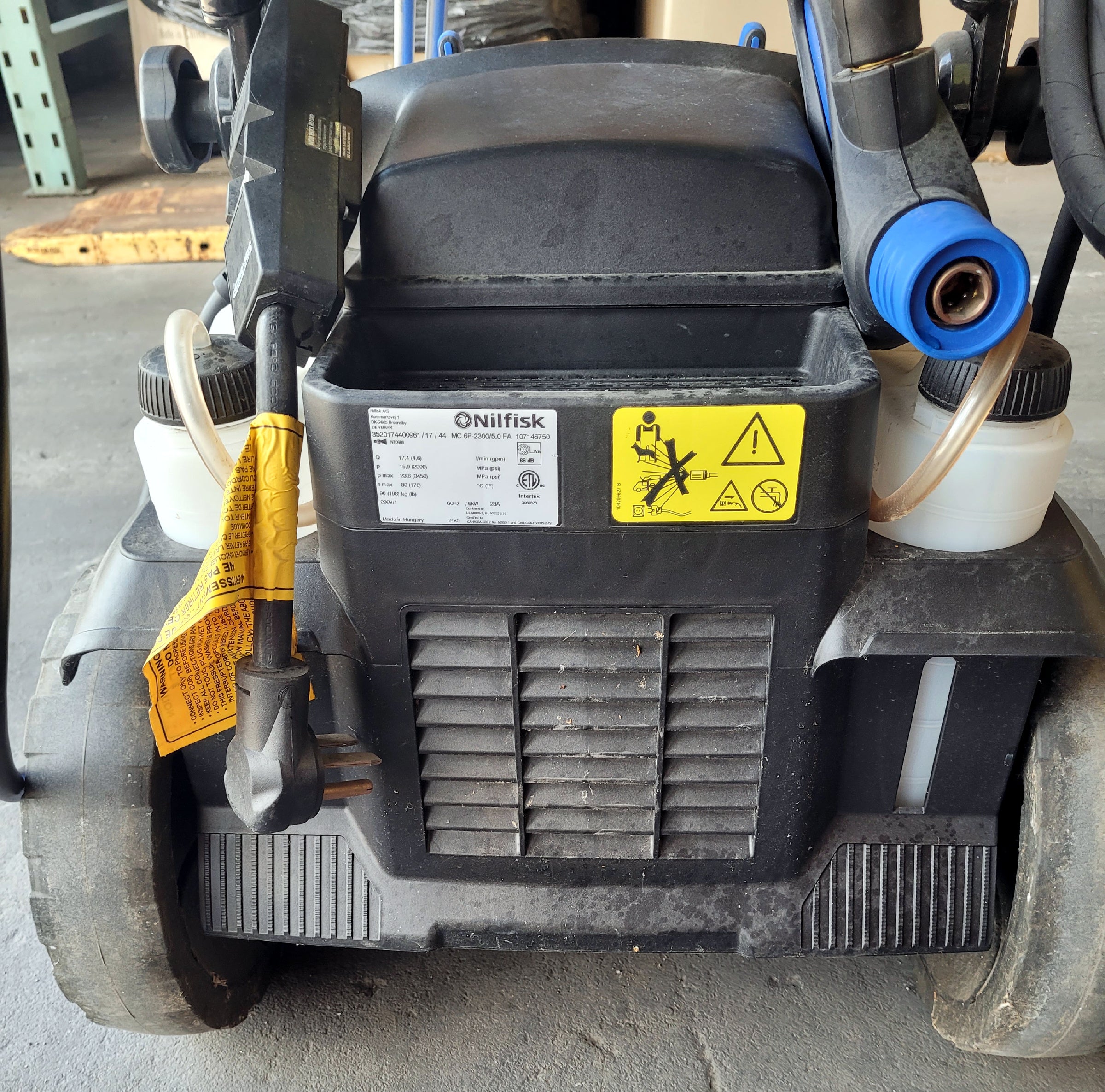 New (Old Stock) NILFISK MC 6P-2300/5.0FA Electric Pressure Washer (SN:107146750)