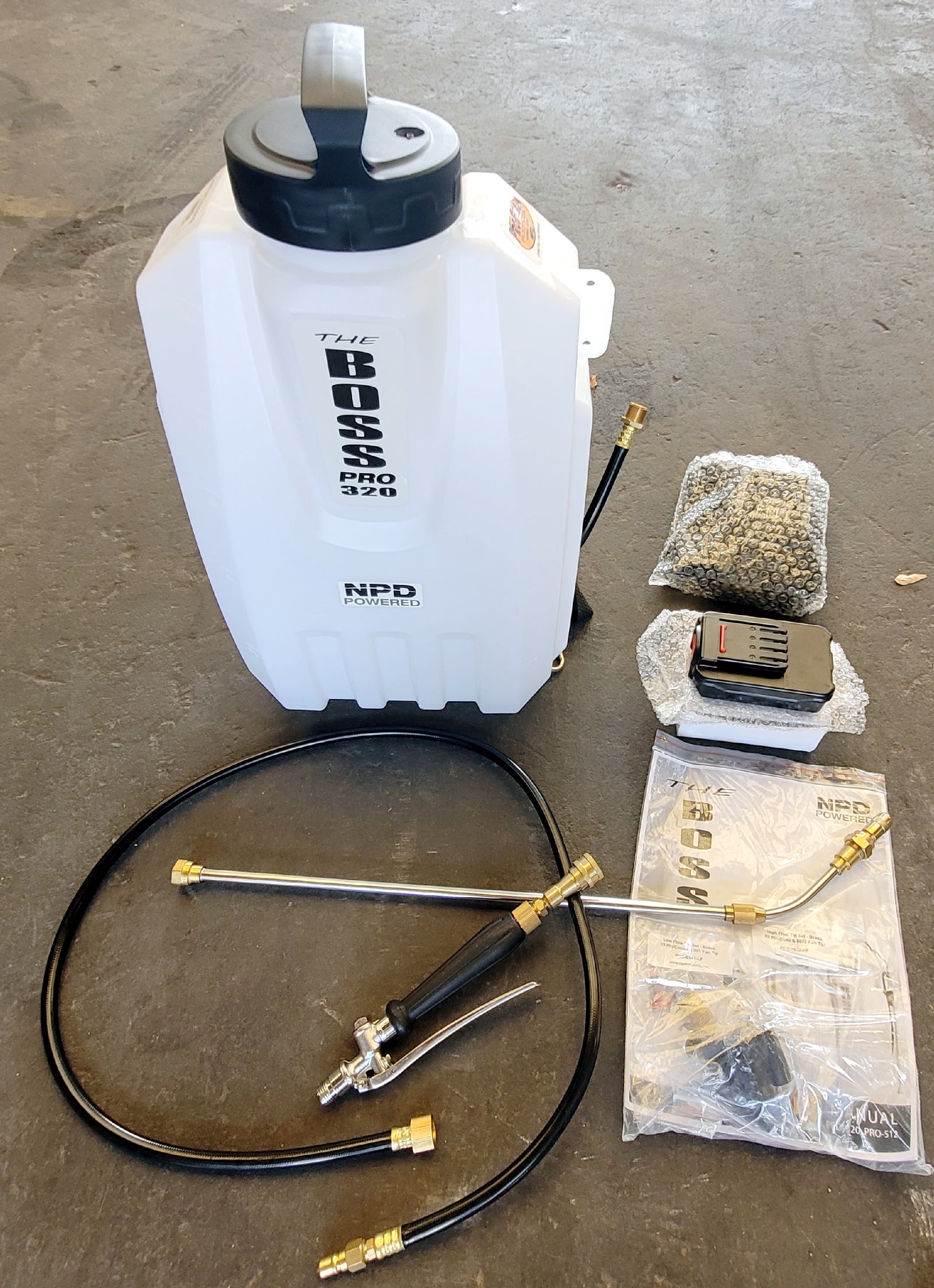 (NEW, IN BOX) NPD Boss Pro-320 Electric Backpack Sprayer for Pest & Garden