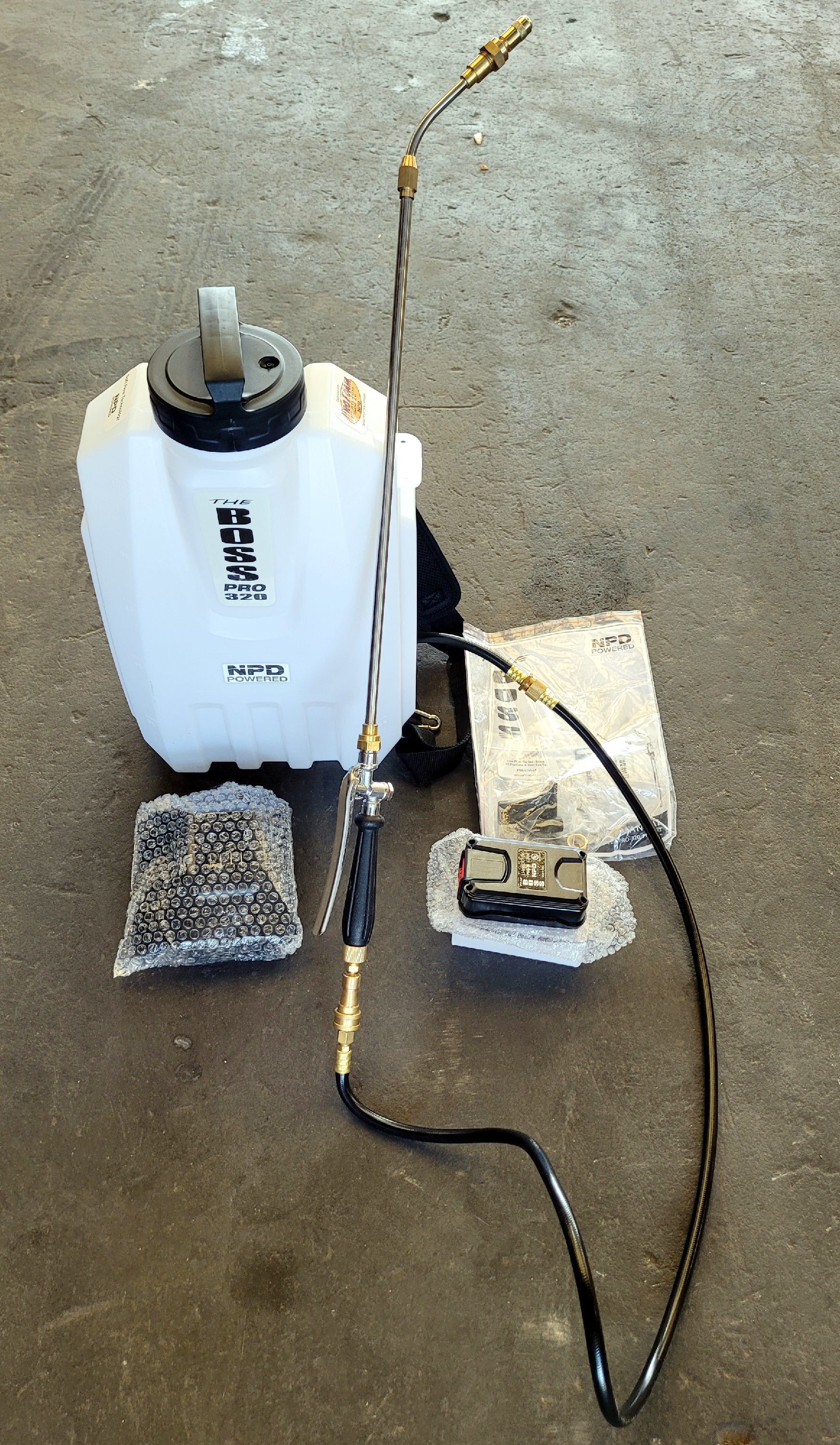 (NEW, IN BOX) NPD Boss Pro-320 Electric Backpack Sprayer for Pest & Garden