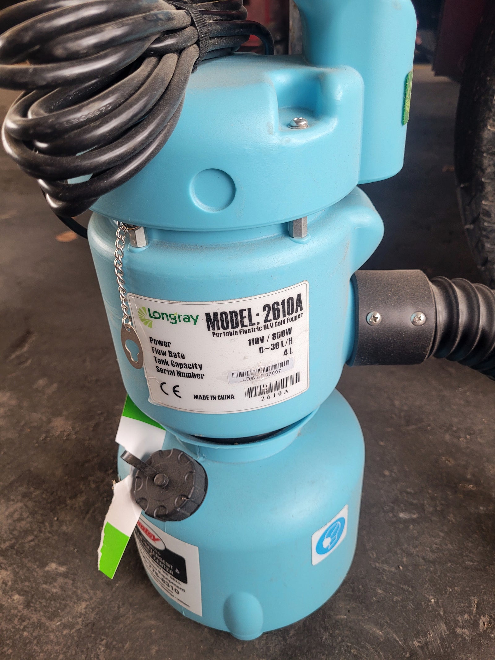NEW (Old Stock) Longray ULV Cold Fogger Sprayer Model 2610A