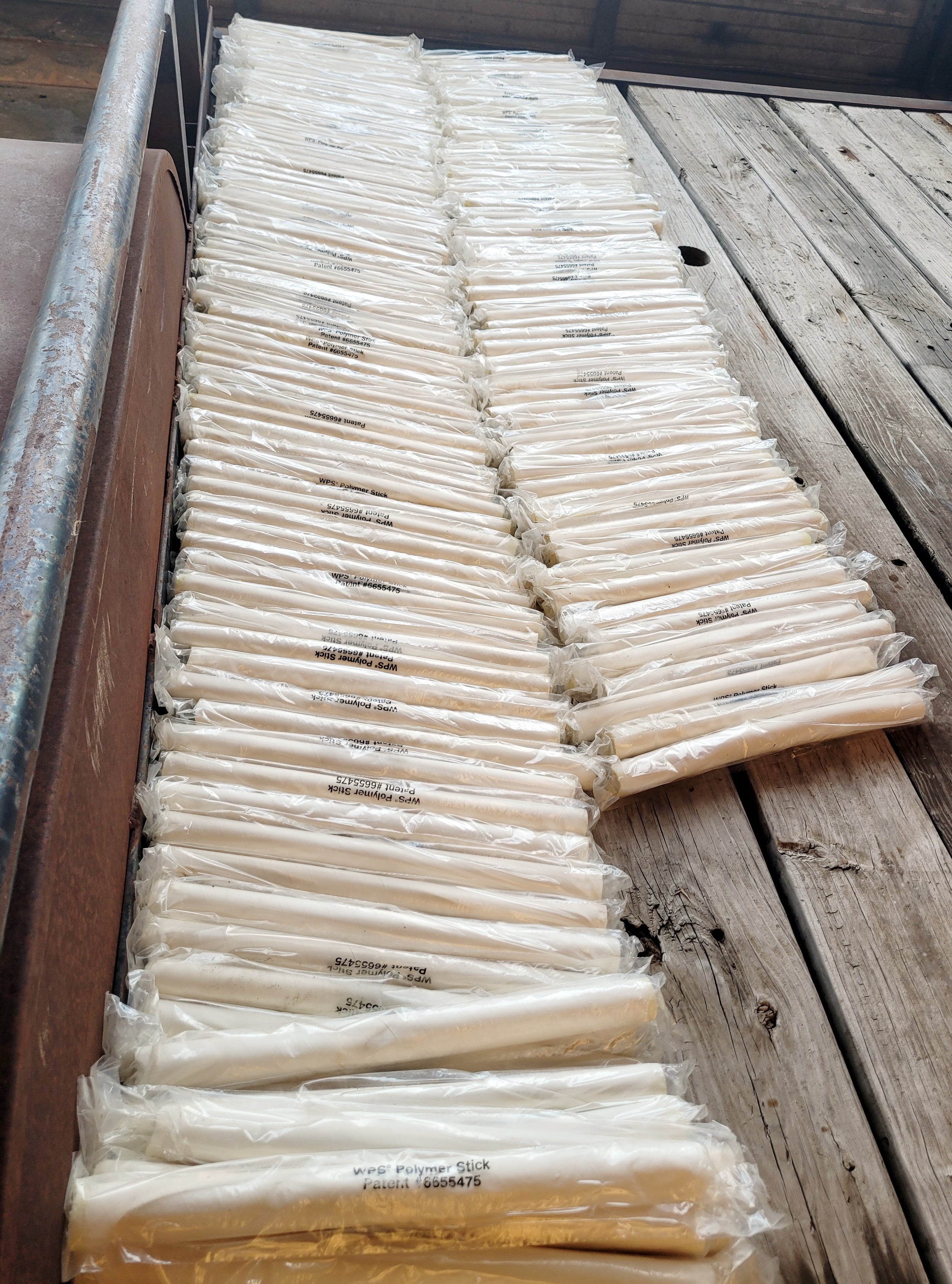 WPS Polymer Sticks for Oil Well Drilling (Lot of 152 sticks)